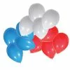 100 Ballons Bleus, Blancs, Rouges 12'' 30 Cm
