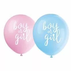 8 Ballons 30 Cm Latex Boy Or Girl