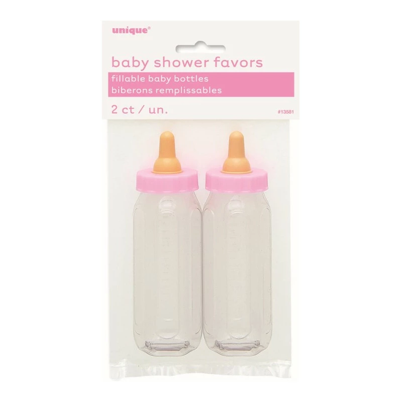 2 Biberons Roses 12 Cm FILLE 1 2 Biberons Roses 12 Cm FILLE