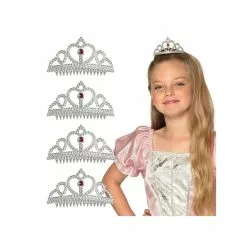 4 Tiares Princesse Sur Carte Blister