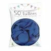 50 Ballons Latex Bleu Roy 30 Cm