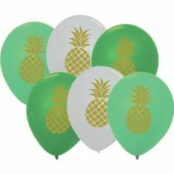 6 Ballons Imprimés Ananas -Halloween Costumes Ventes 6 ballons imprimes ananas 2