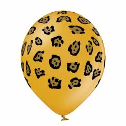 6 Ballons Latex LEOPARD 30 Cm -Halloween Costumes Ventes 6 ballons latex leopard 30 cm 2