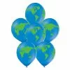 6 Ballons Latex PLANETE TERRE 30 Cm