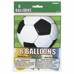 8 Ballons Ass. Latex 30 Cm FOOTBALL -Halloween Costumes Ventes 8 ballons ass latex 30 cm football 2