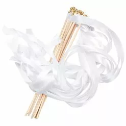 Baguettes De Mariage X 12 Avec Clochette Et Rubans