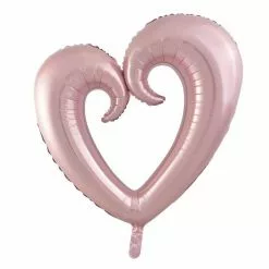 Ballon Coeur Foil Rose Gold 90 X 109 Cm