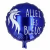 Ballon Foil Allez Les Bleus 45 Cm Double Face