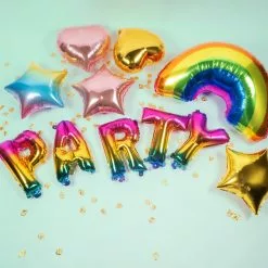 Ballon En Aluminium Arc-en-ciel (58 X 90 Cm) DESTOCKAGE -Halloween Costumes Ventes ballon en aluminium arc en ciel 58 x 90 cm 2