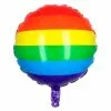 Ballon En Aluminium Arc-en-ciel Double Face ( 45 Cm)