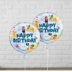Ballon Foil 45 Cm HAPPY BIRTHDAY AHOY PIRATE -Halloween Costumes Ventes ballon foil 45 cm happy birthday ahoy pirate 2