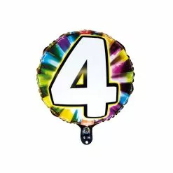 Ballon Foil 56 Cm LED CHIFFRE 4