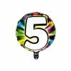 Ballon Foil 56 Cm LED CHIFFRE 5