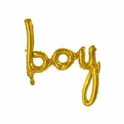 Ballon Foil Or Boy 70 X 60 Cm