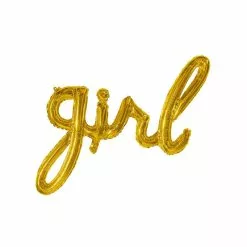 Ballon Foil OR Girl 70 X 60 Cm