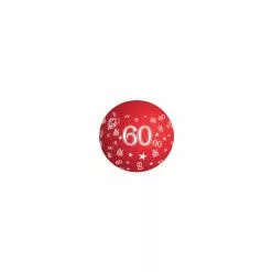 Ballon Géant 90cm Chiffre 60 Coloris Aléatoires