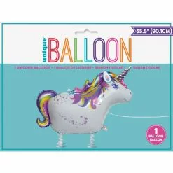 Ballon Marcheur LICORNE Foil 90 Cm -Halloween Costumes Ventes ballon marcheur licorne foil 90 cm 2