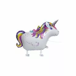 Ballon Marcheur LICORNE Foil 90 Cm