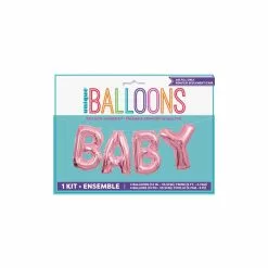 Guirlande Ballons Foil Baby 36 Cm Rose