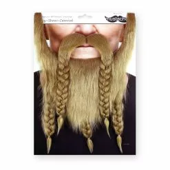 Barbe + Moustache Captain Viking Longue Blonde (061) -Halloween Costumes Ventes barbe moustache viking 061 longue blon de 2