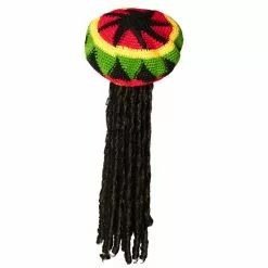 Bonnet Jamaica Avec Dreadlocks