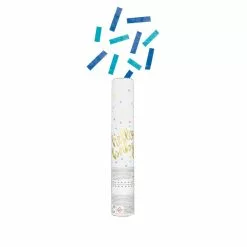 Canon à Confetti 20 CM Hello Baby BLEU