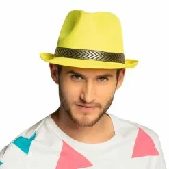 Chapeau Borsalino Jaune -Halloween Costumes Ventes chapeau borsalino jaune 2