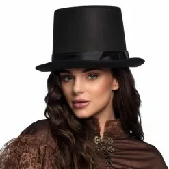 Chapeau Feutre Byron Haute Qualité Noir -Halloween Costumes Ventes chapeau feutre byron haute qualite noir 2
