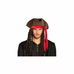 Chapeau Pirate Dirty Jack Avec Cheveux