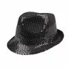 Chapeau Popstar Sequins Noir