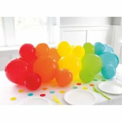 Centre De Table En Guirlande De Ballons Avec Confettis MULTICOLORE -Halloween Costumes Ventes chemin de table en guirlande de ballons avec confettis multicolore 2