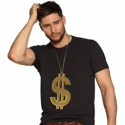 Collier Dollar XXL (24 Cm) DESTOCKAGE -Halloween Costumes Ventes collier dollar xxl 24 cm promo destock 2