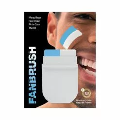 Fanbrush Bleu Ciel/blanc