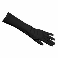 Gants Noir Polyester 40cm 'Nice' -Halloween Costumes Ventes gants noir polyester 40cm nice 1 2