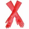Gants En Satin 40 Cm - Rouge