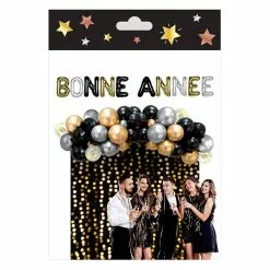 Kit 40 Ballons 30 Cm 30 Ballons Latex + BONNE ANNEE 30 Cm -Halloween Costumes Ventes kit 40 ballons bonne annee 2