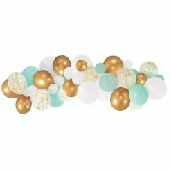 Kit De 50 Ballons Pour Arche OR/BLANC/VERT