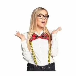 Kit Nerd Lunettes, Noeud Papillon Et Bretelles -Halloween Costumes Ventes kit nerd lunettes noeud papillon et br etelles 1