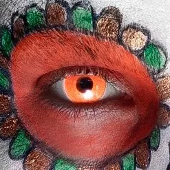 Lentilles 1 Mois UV Flash Orange