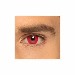 Lentilles 1 Mois UV Flash Rouge
