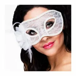 Loup En Dentelle MYSTIQUE Blanc -Halloween Costumes Ventes loup en dentelle mystique white 2