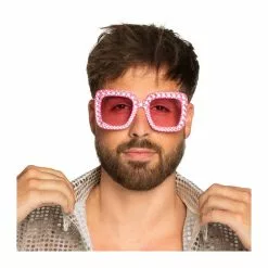 Lunettes Party Bling Bling Rose Vif -Halloween Costumes Ventes lunettes party bling bling rose vif 2