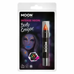 Moon Glow Intense Neon UV Body Crayons, Orange 3.5g