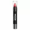 Moon Glow Intense Neon UV Body Crayons, Rouge - 3.5g