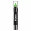 Moon Glow Pastel Neon UV Body Crayons, Vert - 3.5g