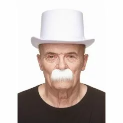 Moustache Brosse - Blanche (007)