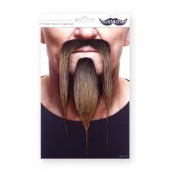 Moustache Chinois Longue - Brune (038) -Halloween Costumes Ventes moustache chinois 038 longue brun brilla nt 2