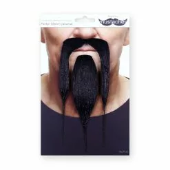 Moustache Chinois Longue - Noire (038) -Halloween Costumes Ventes moustache chinois 038 longue noir brilla nt 2