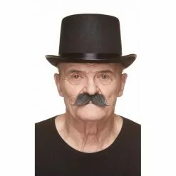 Moustache Noire Et Balnche Elegante 90 Mm (037)