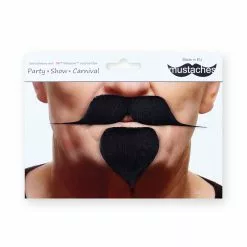 Moustache Et Barbichette - Noire (019) -Halloween Costumes Ventes moustache et barbichette 019 noir 2